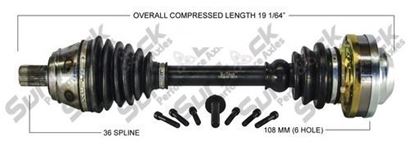 Picture of Audi TT CV Shafts 2000-2006 1L0407271H 