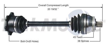 Picture of Audi A6 Right Front CV Shaft 98-04 4B0407272F