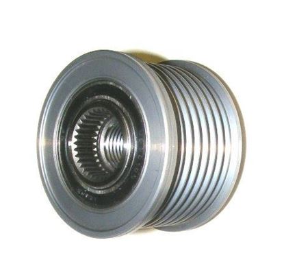 Picture of alternator clutch pulley, OM642, 6421500860