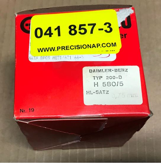 Picture of Mercedes crankshaft bearings,M121,M621, 1210301840